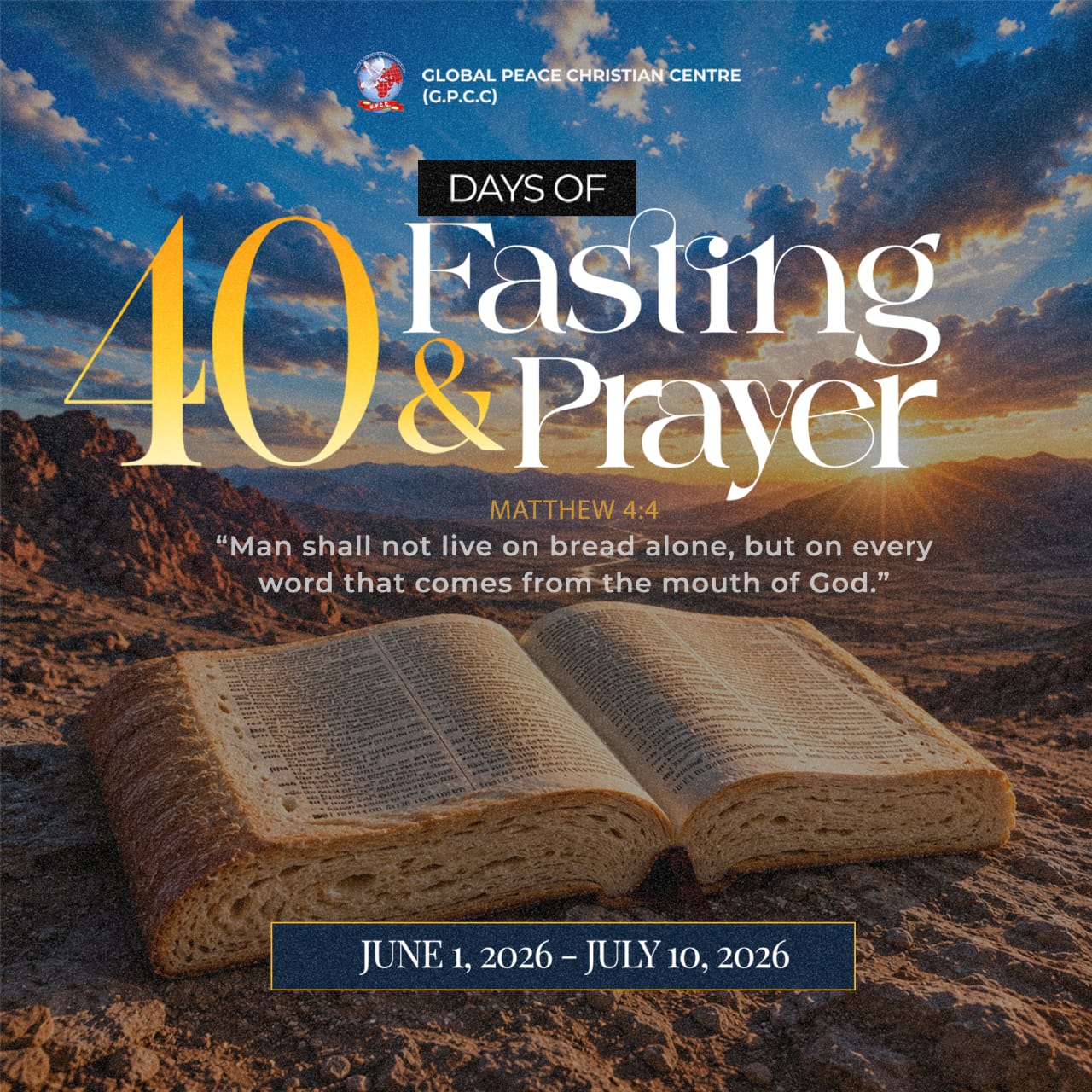 40 Days Of Fasting and Prayer